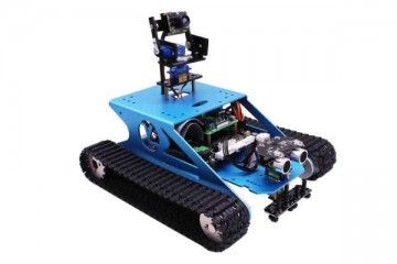 RPI Compatible YAHBOOM G1 AI Vision Smart Tank Robot Kit with WiFi video camera for Raspberry Pi 4B, YAHBOOM 3000200037_4000200037